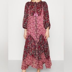 Free People Estelle Chiffon Maxi Dress